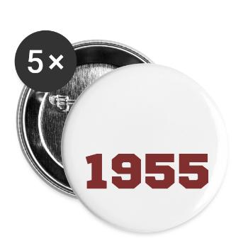 Original 1955 - Buttons large 2.2''/56 mm (5-pack) - white - Front