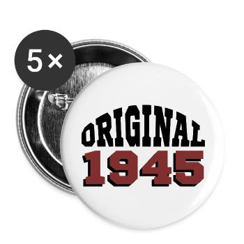 Original 1945 - Buttons large 2.2''/56 mm (5-pack) - white - Front