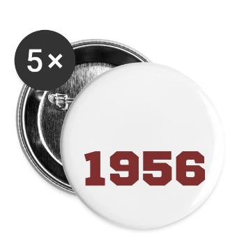 Original 1956 - Buttons groß 56 mm (5er Pack) - Weiß - Vorne