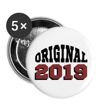 Original 2019 - Buttons large 2.2''/56 mm (5-pack) - white - Front