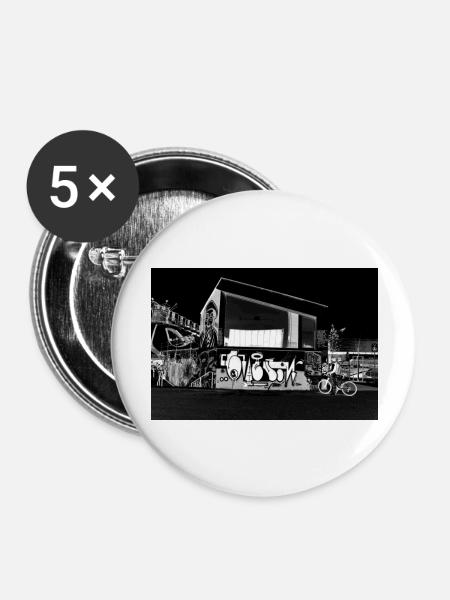 Drive Through - Buttons groß 56 mm (5er Pack) - Weiß