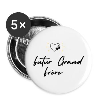 Future big brother - future big brother announcement - Buttons large 2.2''/56 mm (5-pack) - white - Front