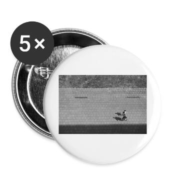 ways. - Buttons groß 56 mm (5er Pack) - Weiß - Vorne
