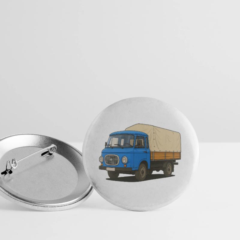 Ost-Pritsche Buttons groß 56 mm (5er Pack)