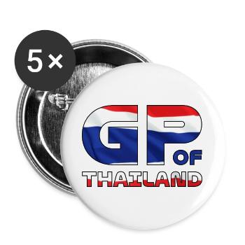 thailand_gp - Lot de 5 grands badges (56 mm) - blanc - Devant