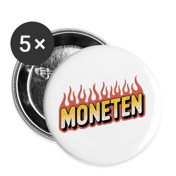 Moneten - Funny Tax Meme - Buttons large 2.2''/56 mm (5-pack) - white - Front