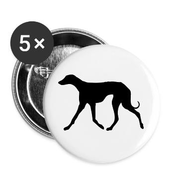 Slough-Behandlung - Buttons groß 56 mm (5er Pack) - Weiß - Vorne