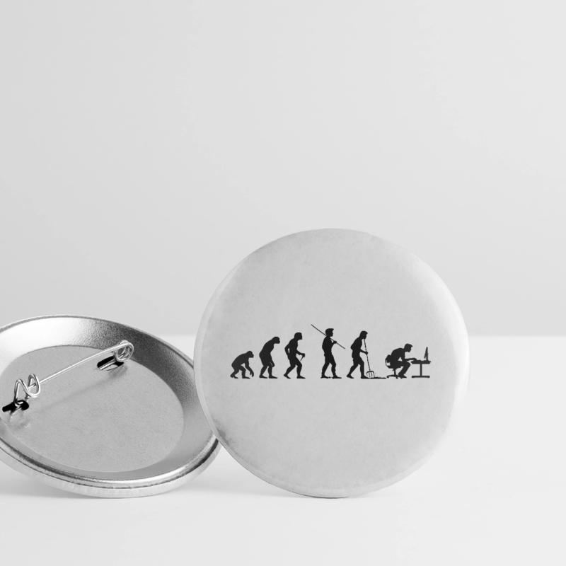 Programmer Computer Freak Evolution Buttons large 2.2''/56 mm (5-pack)