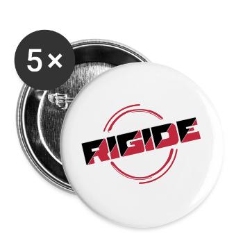 starr - Buttons groß 56 mm (5er Pack) - Weiß - Vorne