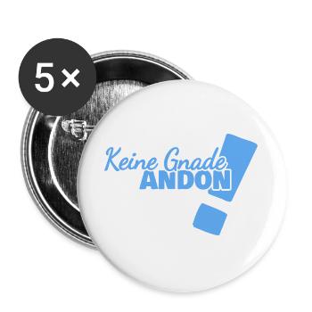 Geschenk für Andon - Buttons groß 56 mm (5er Pack) - Weiß - Vorne
