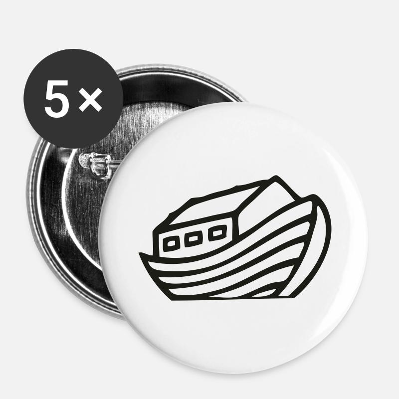 arche1color - Buttons large 2.2''/56 mm (5-pack) - white