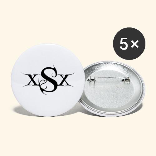 SynapsEyes Logo mittel - Buttons groß 56 mm (5er Pack)