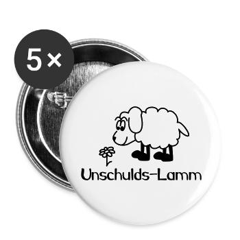 Innocence Lamb - Buttons large 2.2''/56 mm (5-pack) - white - Front