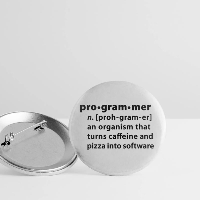 Programmdefinition - die Definition Programmer Buttons groß 56 mm (5er Pack)