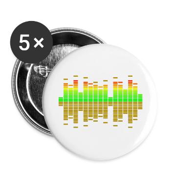 equalizer - Buttons large 2.2''/56 mm (5-pack) - white - Front