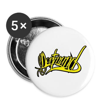 Dortmund - Buttons large 2.2''/56 mm (5-pack) - white - Front