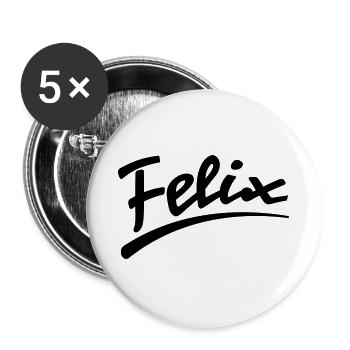 felix | Felix - Buttons large 2.2''/56 mm (5-pack) - white - Front