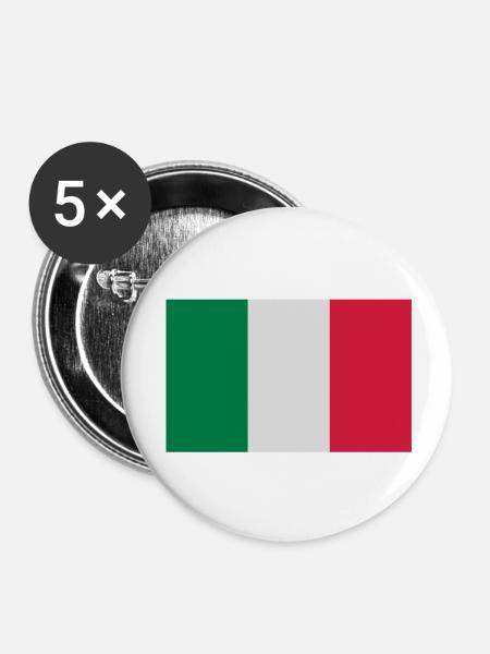 Mexiko - Buttons groß 56 mm (5er Pack) - Weiß