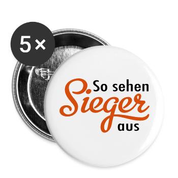 Winner - Buttons large 2.2''/56 mm (5-pack) - white - Front