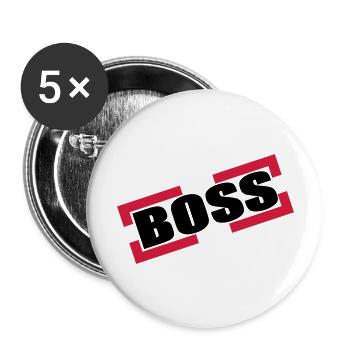 Capo - Lot de 5 grands badges (56 mm) - blanc - Devant