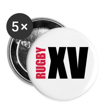 Rugby - Buttons large 2.2''/56 mm (5-pack) - white - Front