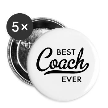 coach - Buttons large 2.2''/56 mm (5-pack) - white - Front