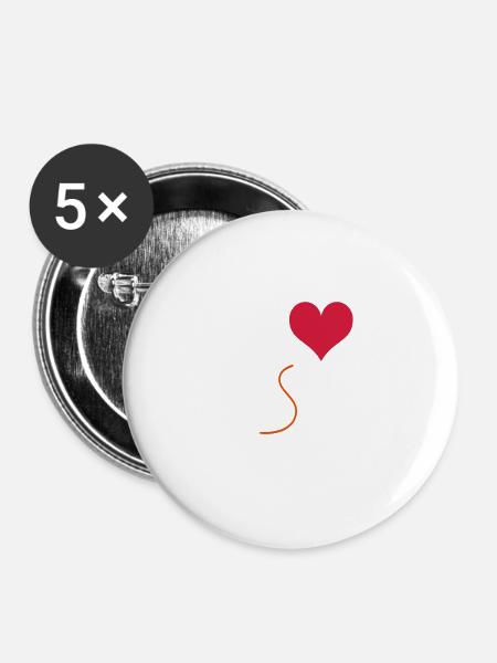 QUILTING - Buttons groß 56 mm (5er Pack) - Weiß