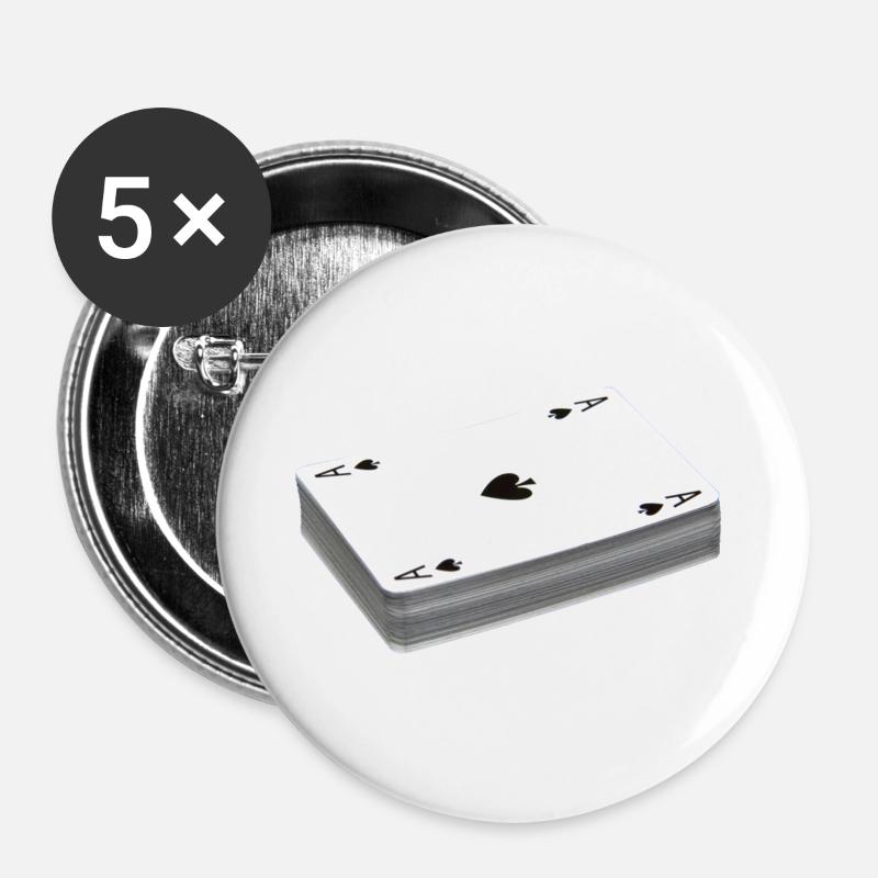 Deck - Buttons large 2.2''/56 mm (5-pack) - white