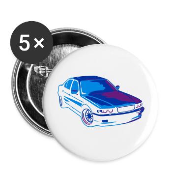 7-40-i E38 sterilisiert - Buttons groß 56 mm (5er Pack) - Weiß - Vorne