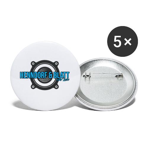 Henndorf & Blatt Kollektion - Buttons groß 56 mm (5er Pack)