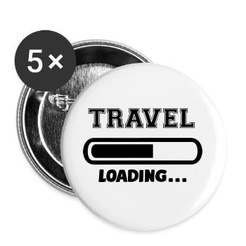 [HD] Travel Loading - Buttons large 2.2''/56 mm (5-pack) - white - Front