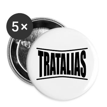 t-shirt Tratalias t-shirt Sardinia gift idea - Buttons large 2.2''/56 mm (5-pack) - white - Front