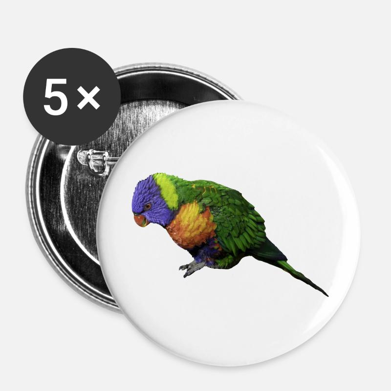 parrot - Buttons large 2.2''/56 mm (5-pack) - white