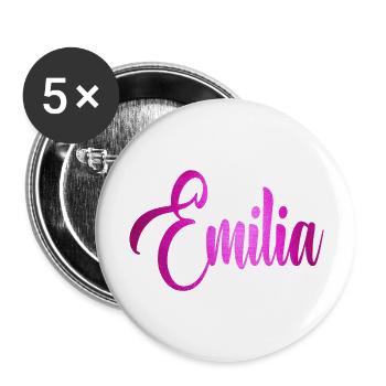 Emilia - Buttons large 2.2''/56 mm (5-pack) - white - Front