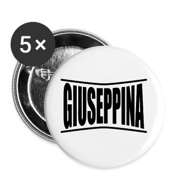 t-shirt Giuseppina t-shirt gift idea - Buttons large 2.2''/56 mm (5-pack) - white - Front