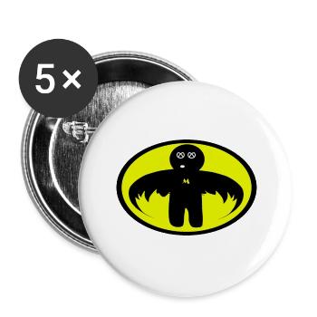 Alsace Super M - Buttons large 2.2''/56 mm (5-pack) - white - Front