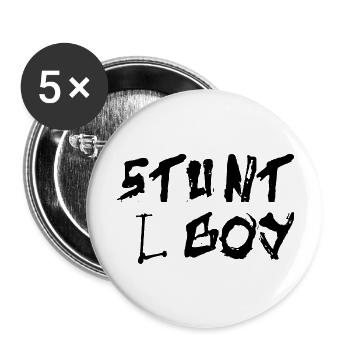 E-Scooter Roller Scooter - Lot de 5 grands badges (56 mm) - blanc - Devant