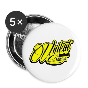 Unikat Limited Edition - Buttons groß 56 mm (5er Pack) - Weiß - Vorne