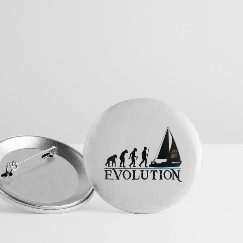 Evolution version noir Lot de 5 grands badges (56 mm)