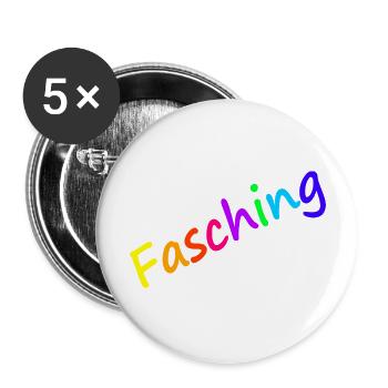 Carnival - Buttons large 2.2''/56 mm (5-pack) - white - Front