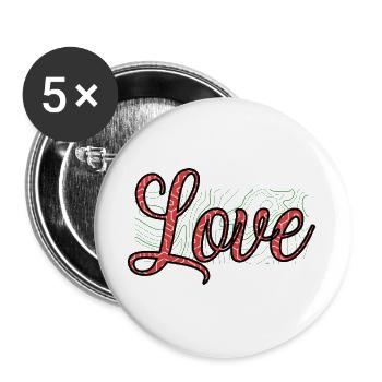 MOTHER'S DAY. HAPPY MOTHER'S DAY. MOM - Buttons large 2.2''/56 mm (5-pack) - white - Front