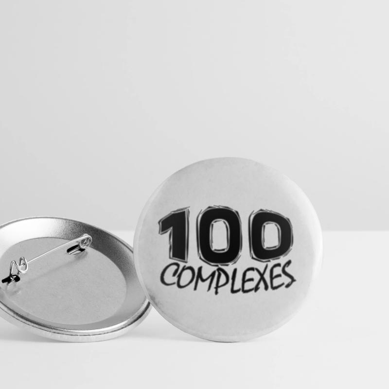 100 complexes Buttons large 2.2''/56 mm (5-pack)