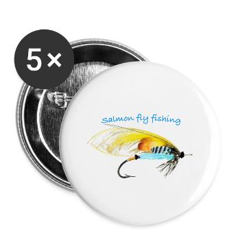 The Chatterer - Buttons large 2.2''/56 mm (5-pack) - white - Front