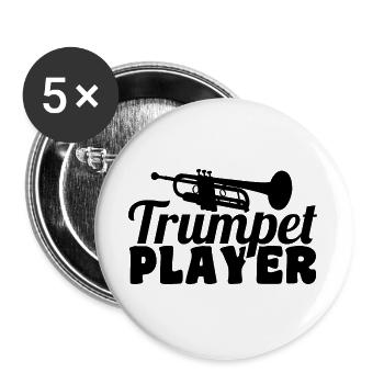 Trumpeter - Buttons large 2.2''/56 mm (5-pack) - white - Front