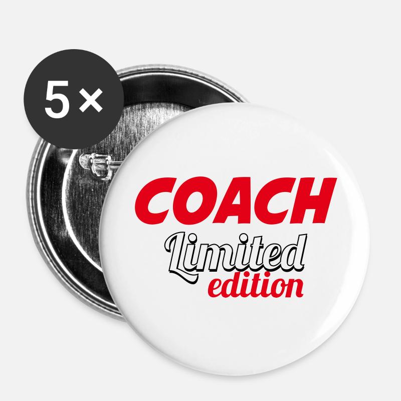 COACH LIMITED EDITION - Buttons large 2.2''/56 mm (5-pack) - white