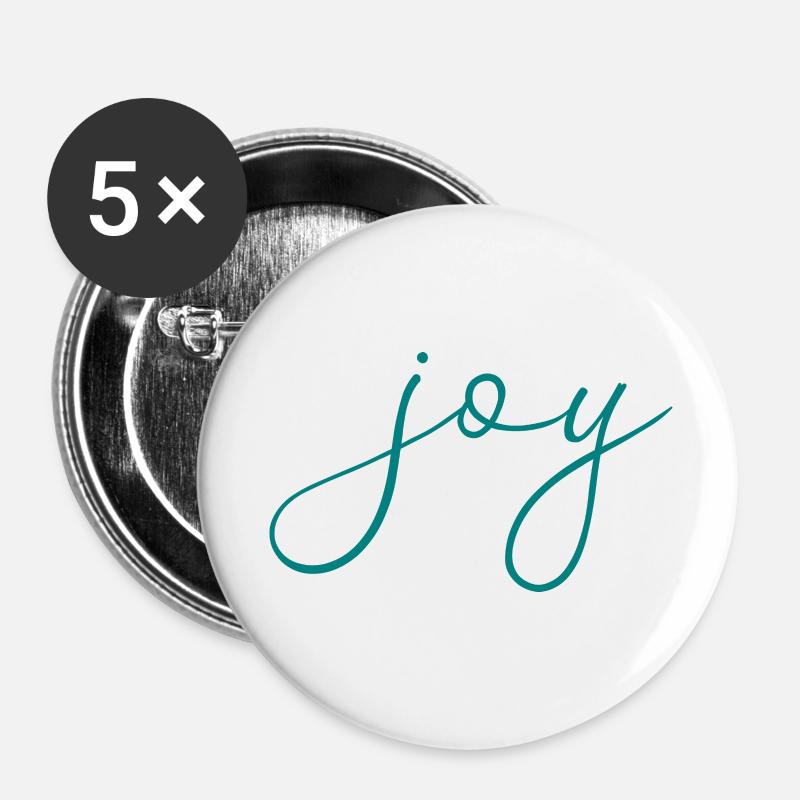 joy - Buttons large 2.2''/56 mm (5-pack) - white