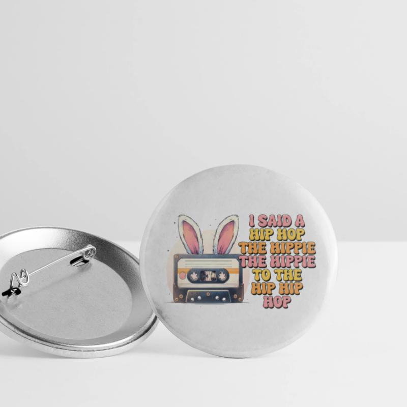 Easter Easter Bunny Easter Eve Easter Sunday Easter Egg Spring Buttons large 2.2''/56 mm (5-pack)
