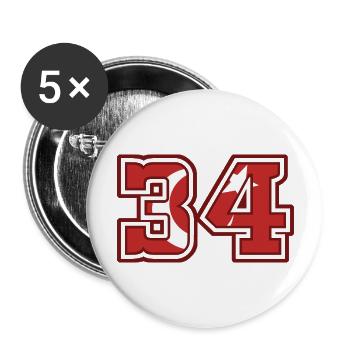 Istanbul - Lot de 5 grands badges (56 mm) - blanc - Devant