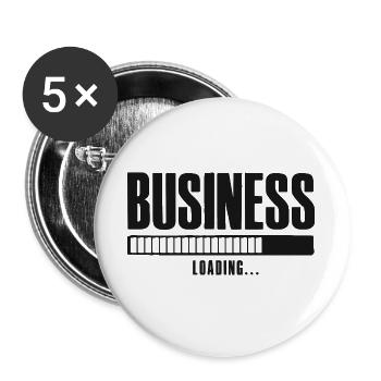 Business Loading Online Business Affiliate - Buttons large 2.2''/56 mm (5-pack) - white - Front
