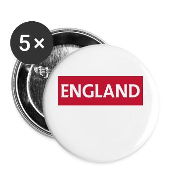 England Bolton Stadtbild Illustration - Buttons groß 56 mm (5er Pack) - Weiß - Vorne